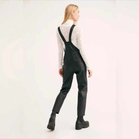 Free People Mod Moto Dungarees Jumpsuit - 4 - Picture 3 of 10